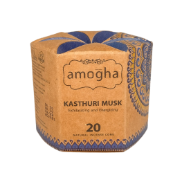 Iris Amogha Kasturi Musk incense cones (₹80)