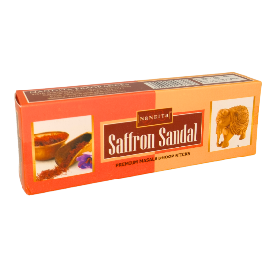 Nandita Saffron Sandal Premium Masala Dhoop Sticks (₹110)