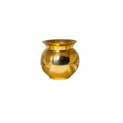 Brass (Heavy) Pooja Kalash / Peetal Lota for Pooja (Height 3 Inches) (₹650)