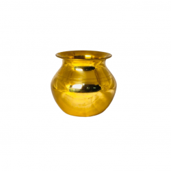 Brass Pooja Kalash / Peetal Lota for Pooja (Height 3 Inches) (₹425)