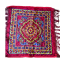 Velvet Pooja Aasan / Prayer Mat for sitting, 18 in by 18 in (Multicolor) (₹120)