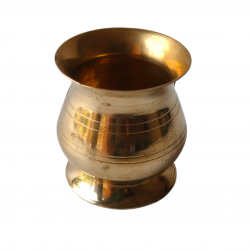 Brass Parsi (Long) Lota for Pooja (Height 2 Inches) (₹220)