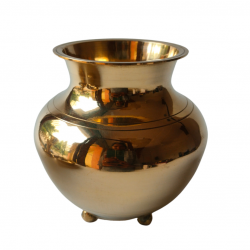 Brass (Heavy) Pooja Kalash / Peetal Lota for Pooja (Height 5 Inches) (₹1460)