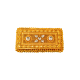 Decorative Metal Gifting Cash Box/ Shagun Box/ Jewellery Box/ Money Box/ Gaddi Box/ wedding gift envelope 7in by 3in (Color - Golden) (₹650)
