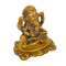 Ganesh/ Ganesha Idol Height 3 Inches, Religious Decorative Showpiece (Golden color, Metal) (₹240)