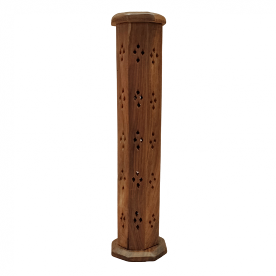 Wooden Carved Incense Stick Holder / Incense and dhoop tower / Incense Burner Lobandan/ Agarbatti Stand 12 inch (₹260)