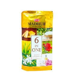 Hem Madhur Incense Sticks 6-in-1 Assorted Fragrances / Agarbatti (₹124)