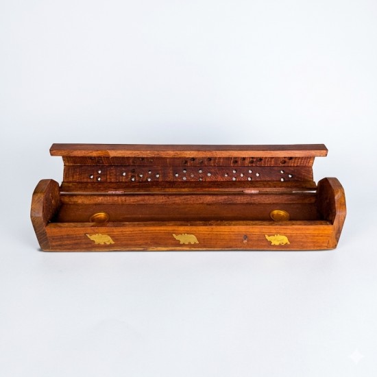 Handcrafted Wooden Agarbatti Stand / Foldable agardan stand / Incense Stick Holder (₹210)