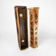 Handcrafted Wooden Agarbatti Stand / Foldable agardan stand / Incense Stick Holder/ Wooden Agarbatti Box with metal inlay work (Om Design) (₹470)