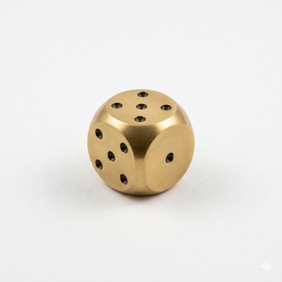 Brass Incense Stick Holder/Agarbatti Stand/Agardaan (Dice shaped) Height 1 Inch (₹208)