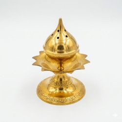 Brass Incense Stick Holder/Agarbatti Stand/Agardaan (Flora Design) Height 3.5 Inches (₹288)