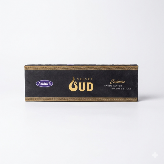 Nikhil's Velvet Oud Handcrafted Incense Sticks / Agarbatti (₹243)