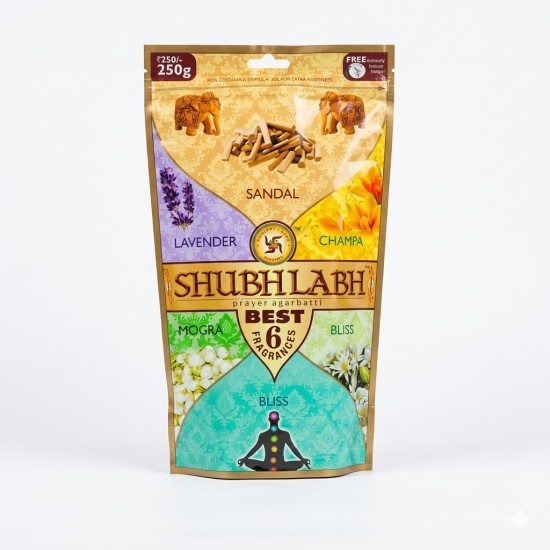Parimal Shubh Labh 6 Fragrances Prayer Agarbatti (₹117)