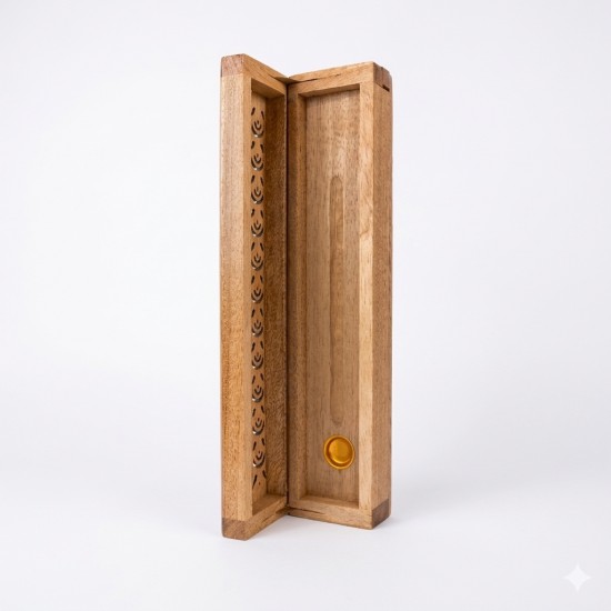 Handcrafted Wooden Agarbatti Stand / Foldable agardan stand / Incense Stick Holder/ Wooden Agarbatti Box (₹300)