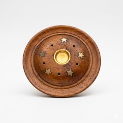 Handcrafted Wooden Agarbatti and dhoop Stand / Incense Holder 4 in by 2 in (₹200)