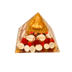 Prosperity Orgone Pyramid, height 2.5 Inches (₹900)