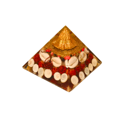 Prosperity Orgone Pyramid, height 2.5 Inches (₹900)
