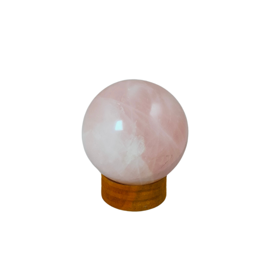 Rose Quartz Ball With Stand 7Cm (₹2800)