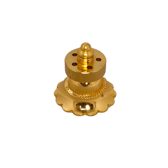 Brass Incense Stick Holder/Agarbatti Stand/Agardaan (Stud Design) Height 1.5 Inches (₹420)