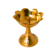 Brass Devdas Diya (Height 3 Inch) – Flower Petal Pital Jyot Oil Lamp for Pooja (₹180)