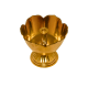 Brass Pyali Diya Oil Lamp (with Flat cup base and lotus petal design)/ Flat Pyali Kamal Stand Diya, Height 2 Inches (₹200)