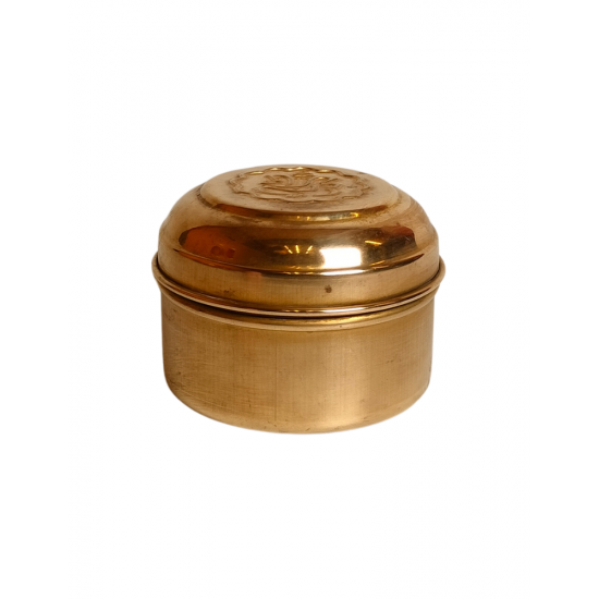 Brass Prasad Container / Pooja Box / Bantaji, Height 3 Inches (₹260)