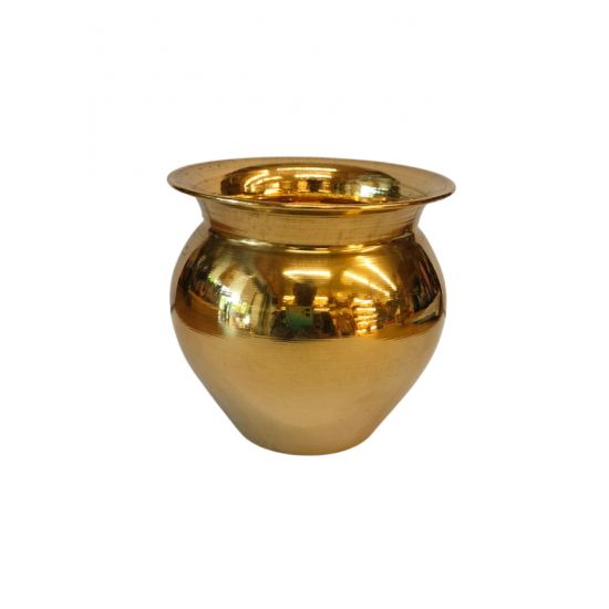 Brass Pooja Kalash | Peetal Lota for Puja, Kalash Sthapana & Daily Mandir Use, Height 3 Inch (₹380)