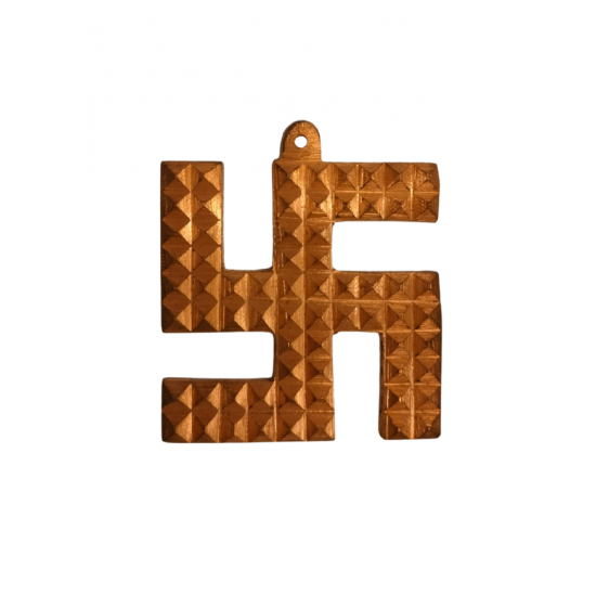 Copper Vaastu Swastik Pyramid 3 Inches (₹600)