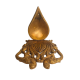 Brass Traditional hanging Diya / Deepak / Oil Lamp with bell, Height 7 Inches (Total height including the bell) (₹2100)