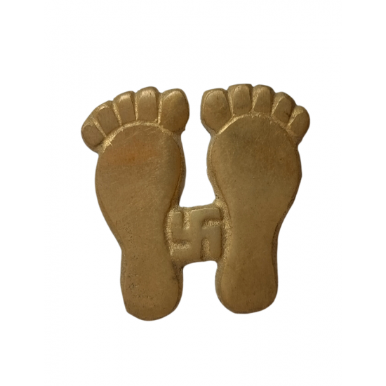 Brass Charan Paduka 1.5 Inch (₹75)