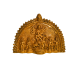 Mahishasuramardini Wall Hanging Brass Statue 6 Inch (₹6000)