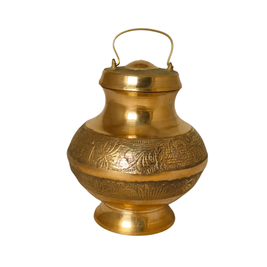 Brass Gangajali / Pench Lota (Height 6 Inches) (₹1100)