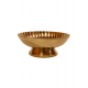 Brass Pooja Pin Tray with stand| Floral Etched Prasad Plate, Diameter 4 inches (₹430)