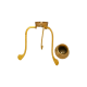 Shivling Abhishek Stand Tripai Lota Set – Brass Shiva Lingam Jalabhishekam Puja Kalash and stand set, Height 3 Inch (₹240)