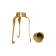 Shivling Abhishek Stand Tripai Lota Set – Brass Shiva Lingam Jalabhishekam Puja Kalash and stand set, Height 7 Inch (₹700)