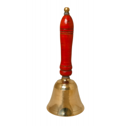 Brass Wooden Handle Bell/ Pooja Ghanti 6 Inch (₹400)
