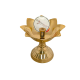 Brass Devdas Oil Lamp / Diya / Deepak For Pooja, Pital Jyot Table Diva, Height 2.5 Inches (LPS Design) (₹155)
