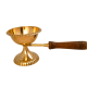 Brass Dhoop Dani Incense Burner Loban Stand Dhooparat (Length  9 Inches) (₹1020)