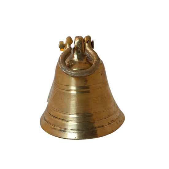 Brass Hanging Bell / Mandir Ghanti / Ghanta, Height 3 Inches (₹650)