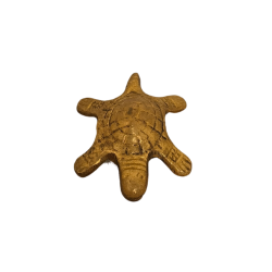Brass Kachua (Open Mouth) Yantra for Vastu / Feng-Shui Turtle / Tortoise, Length 2.5 Inches (₹200)