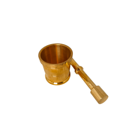 Brass Mortar & Pestle, khalbatta (Height 3 Inches) (₹1890)