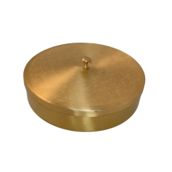 Brass Masala Dabba/ Spice Box/ Pooja Box, Diameter 8 inches (₹3300)