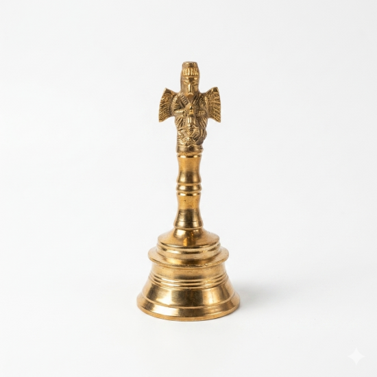 Brass Garuda Pooja Ghanti | Pooja Ghanti 4.5 Inch (₹477)