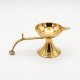 Brass Single Aarti Diya/ 1 Wick Aarti With Handle/ Ekarti, length 4 Inches (₹189)