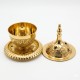 Akhand Diya Heavy Brass Oil Lamp with Glass Cover & Lid, Height 6 Inch (₹1540)