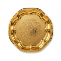 Brass Pooja Plate Diameter 7 inches (₹441)