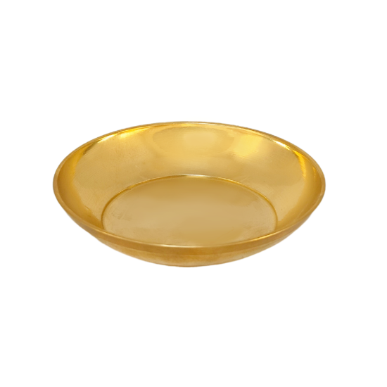 Brass Pooja Plate/ Thali (Pin Tray), Diameter 3 inches (₹270)