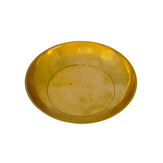 Brass Pooja Plate/ Thali (Pin Tray), Diameter 5 inches (₹500)