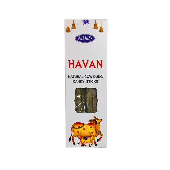 Nikhil's Havan Natural Cow Dung Candy Sticks (₹75)