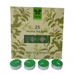 Iris Aroma Tea Lights Green Tea &Bamboo (₹300)